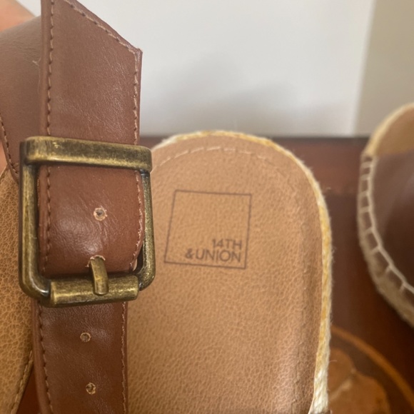 14th and Union Rooe wedge peep toe sling back - Picture 6 of 10